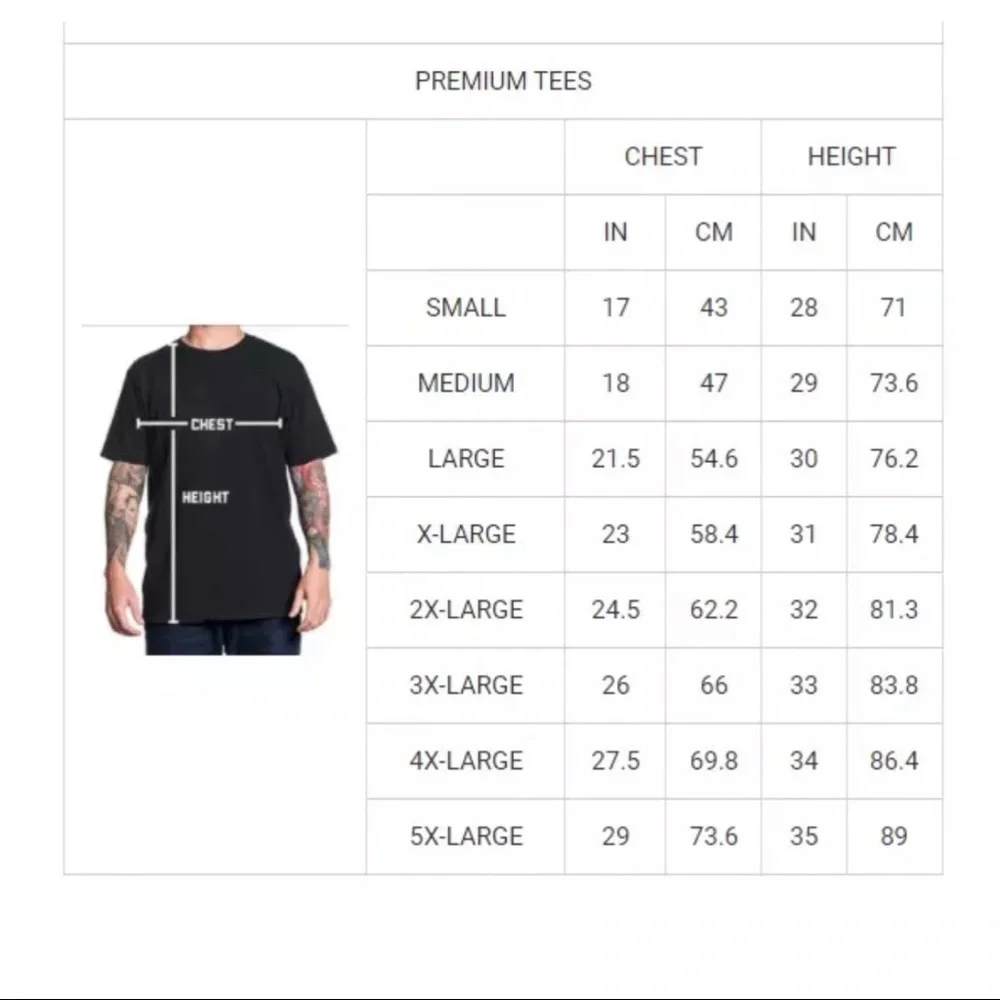 Sullen Men's T-shirt CHEEZY-E Tattoos Urban Skull Premium Quality White - Picture 5 of 5